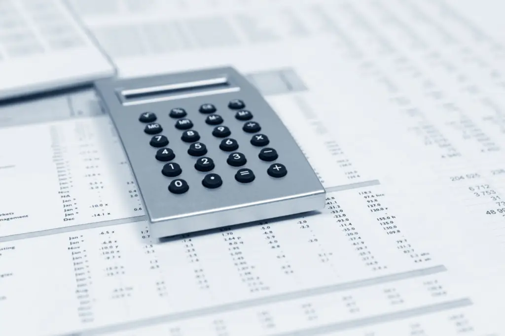 Financial Accounting Calculator on balance sheets